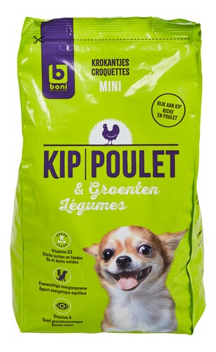 BONI chien Mini poulet-légumes