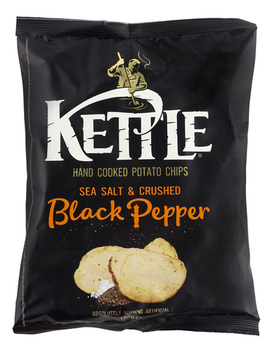 KETTLE Chips sea salt&black pepper