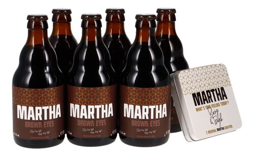 MARTHA Brown Eyes+gr.onderzetters