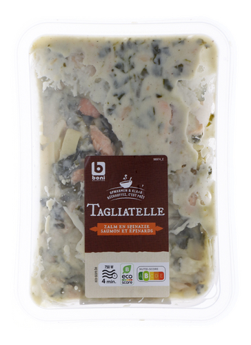 BONI Tagliatelle zalm-spinazie