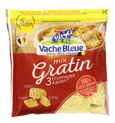 VACHE BLEUE mélange gratin