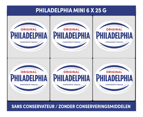 PHILADELPHIA original 6x25g