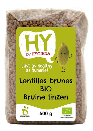 HYGIENA lentilles brunes Bio