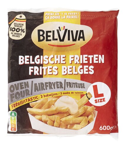 BELVIVA Frites belges four