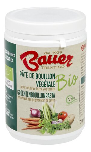 BAUER pâte bouillon végétale bio