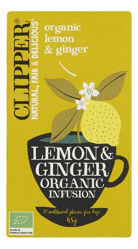 CLIPPER Lemon & Ginger Bio