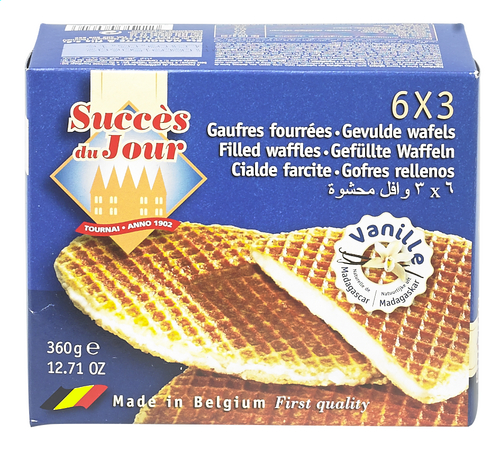 SUCCÈS DU JOUR gaufres fourrées