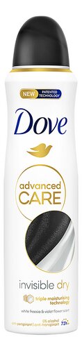 DOVE deospray invisible dry