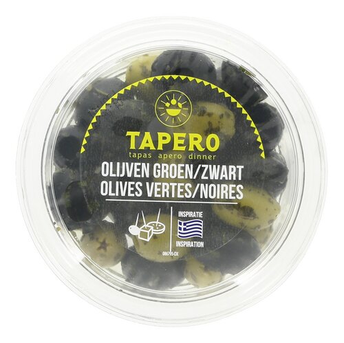 Tapero Olijven Groen | Zwart 150g