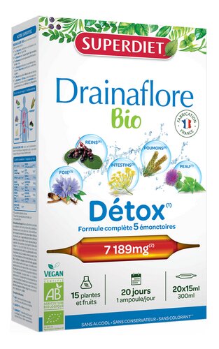 SUPERDIET Drainaflore Detox Bio