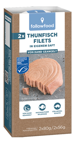 FOLLOWFOOD Fil.thon naturel MSC 2pc