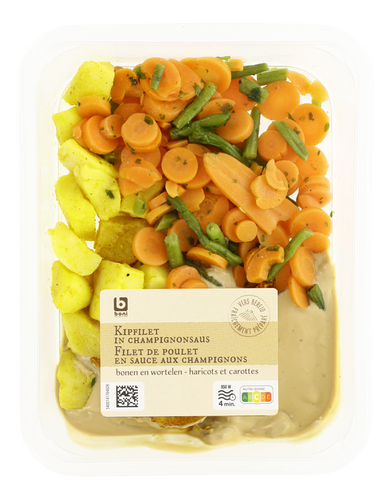 BONI poulet champignon.haric.carot