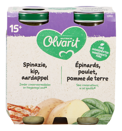 OLVARIT épinard.poulet p.ter.15m+