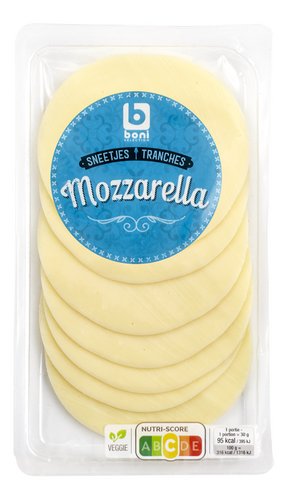 BONI mozzarella sneetjes