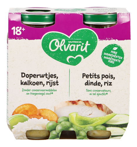 OLVARIT petit.pois-dinde-riz 18m+