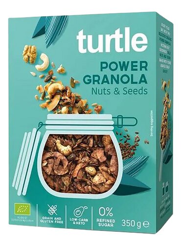 TURTLE Power Granola Noten & Zaden 350g