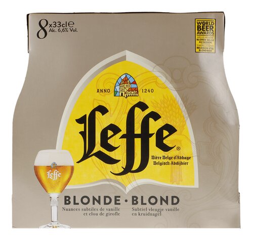 LEFFE bière abbaye blonde 6,6%