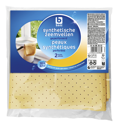 BONI Geperf.synth.zeemvel 38x37cm