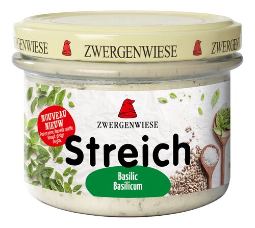 ZWERGENWIESE Tartinade basilic bio