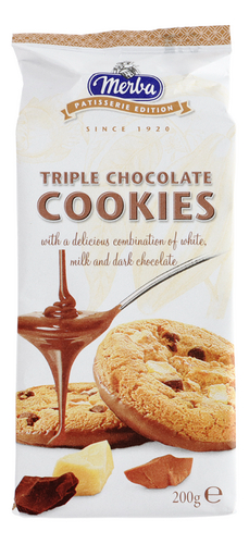 MERBA Triple Chocolate Cookies