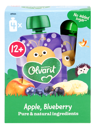 OLVARIT pomme banane myrt. 12m+