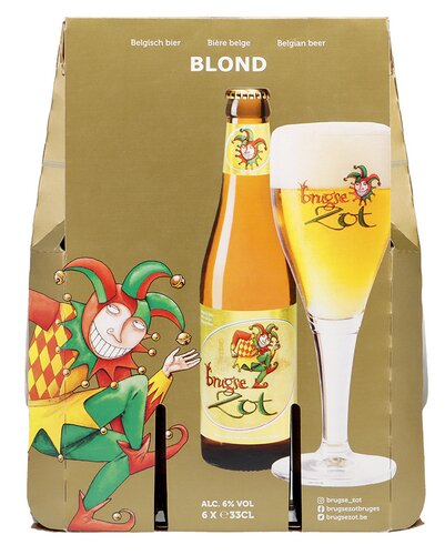 BRUGSE ZOT Bier blond 6%