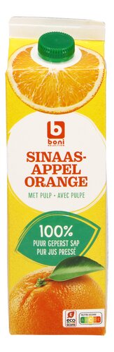BONI orange pulpe 100% pur jus briq