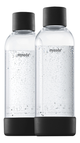 MYSODA Bouteilles réutil. noir 0,5L