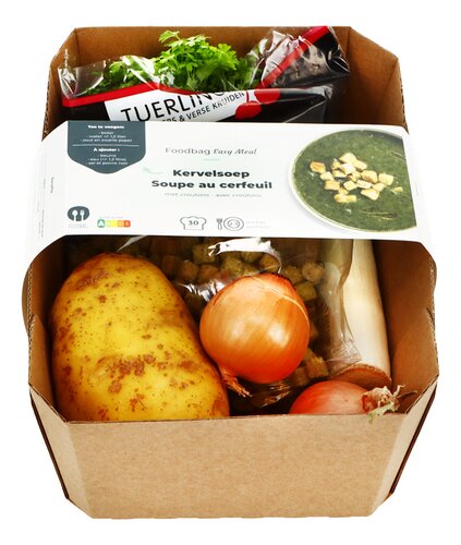 FOODBAG Br Soupe cerfeuil croûtons