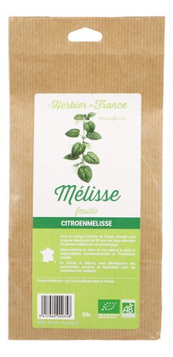HERBIER DE FRANCE feuill.mélisse Bio