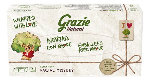 GRAZIE NATURAL mouchoirs extra soft
