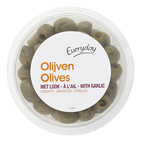 EVERYDAY groene olijven knoflook