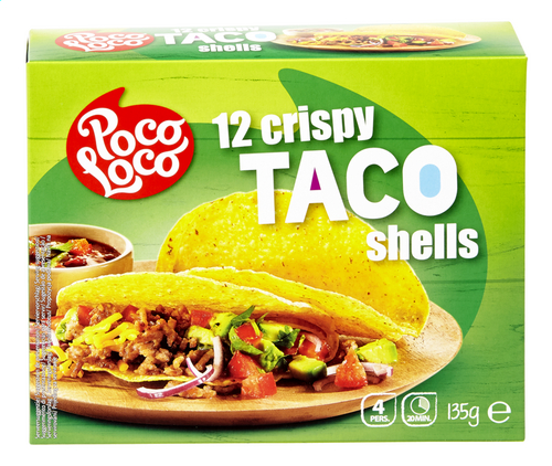 POCO LOCO taco shells 12pc