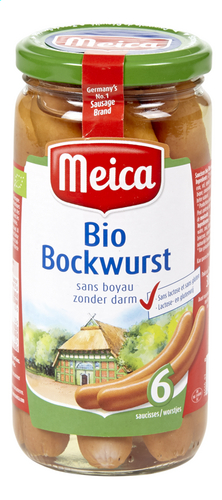 MEICA 6 saucisses bock Bio