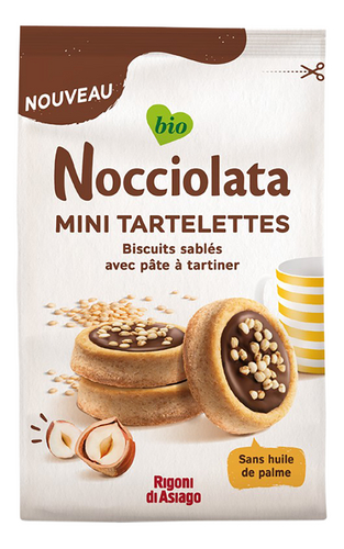 NOCCIOLATA Mini tartelettes Bio