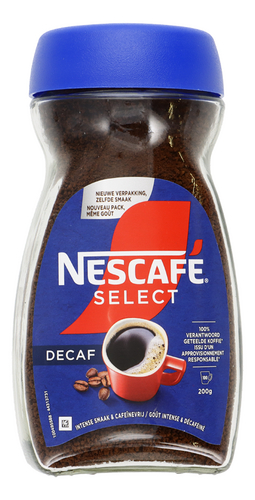 NESCAFÉ SELECT café sol. déca verre