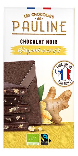 CH. DE PAULINE choc.puur gember Bio