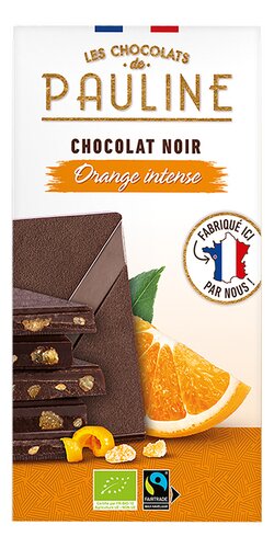 CH. DE PAULINE choc.puur orange Bio
