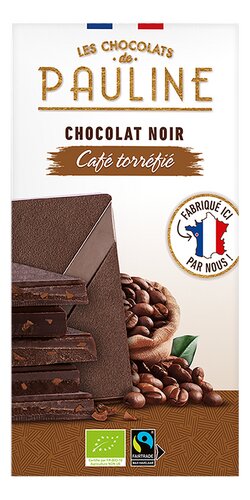 CH. DE PAULINE choc.puur koffie Bio
