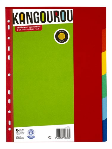KANGOUROU intercalaires A4 carton