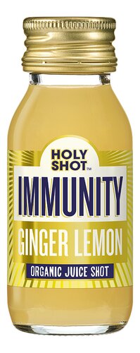 Holy Shot: Immunity Ginger-Lemon Bio, Ginger-Turmeric-Pineap.Bio en Maté Guarana Bio