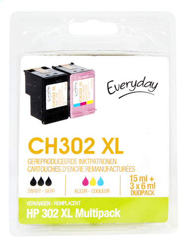 EVERYDAY HP 302 XL multipack