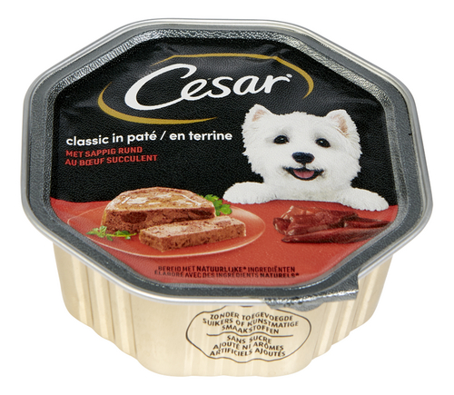 CESAR Classics boeuf barquette