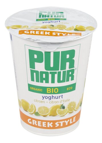 PUR NATUR yogh greek citron Bio
