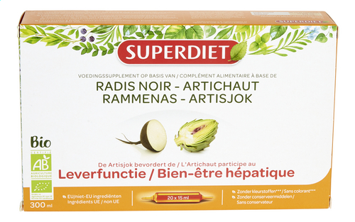 SUPER DIET radis noir-artichaut