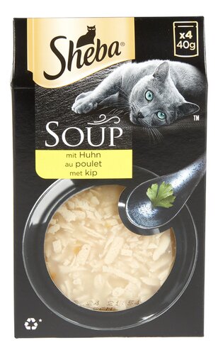 Zakenman verkiezen verzonden SHEBA kat real soup kip pouch | Colruyt