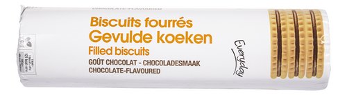 EVERYDAY biscuits fourrés chocolat