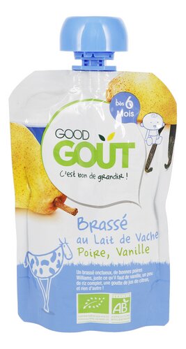 GOOD GOUT brassé poire vanille bio