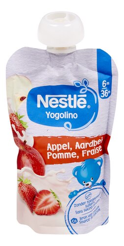 NESTLÉ YOGOLINO appel aardbei 6-36m