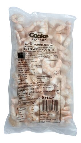 MORUBEL Scampi gepeld geblanch.BIO